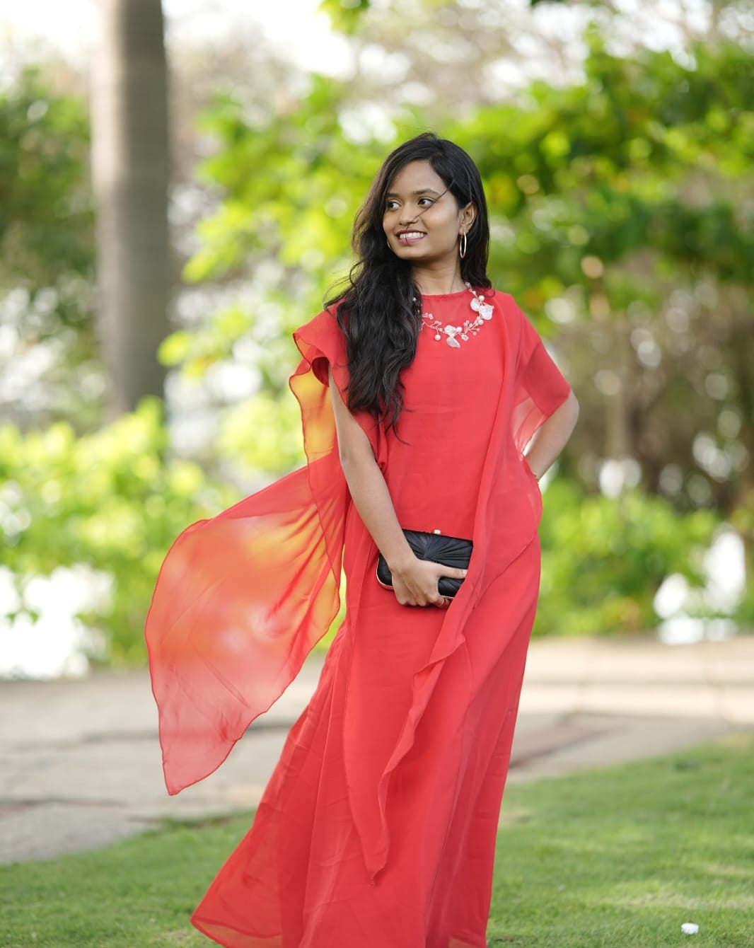 Red Layer Dress